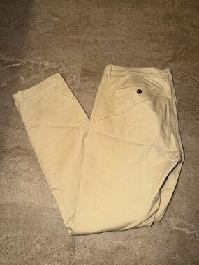 St. John's Bay Men's Cream Chinos - Slim Casual Style